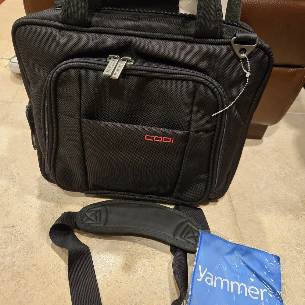 Codi Black Laptop Bag for Men And Women